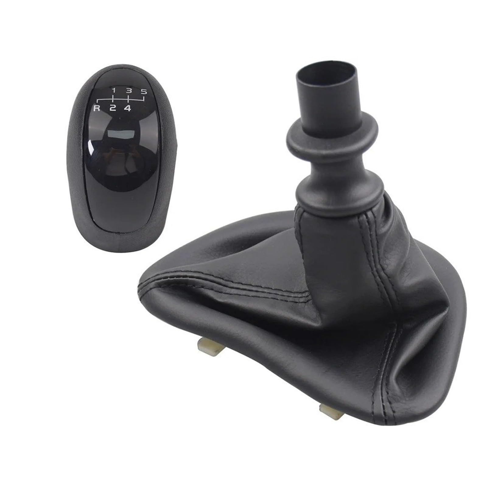 Jxewmtmc 5 Speed For Benz For Vito For Viano W639 2003-2010 6 Speed Gear Shift Knob With Gaitor Boot Cover Gear Stick Shift Cover(5 Speed)