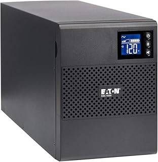 Eaton 5SC1500 Pure Sinewave UPS Battery Backup, 1440VA / 1080W, AVR, LCD Display, Line Interactive Uninterruptible Power Supply