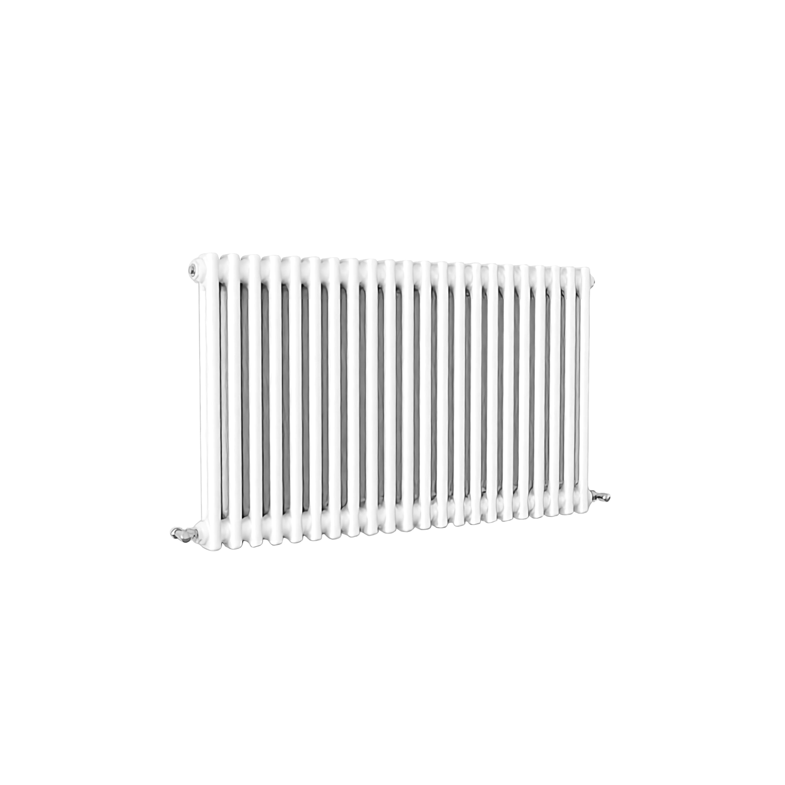 SLINE SANITARY Traditional 2 Column Cast Iron Style Radiator Horizontal White 600x1010mm