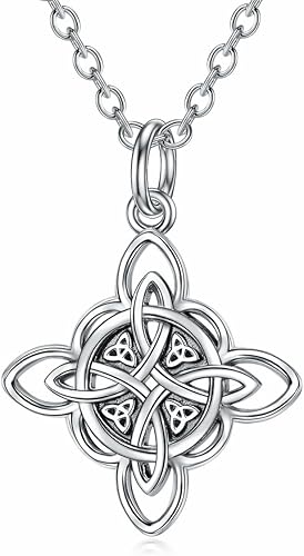 Plata de ley con nudo celta irlandés triquetra trinidad joyería vikinga vintage para mujeres y hombres Plata esterlina Sin información