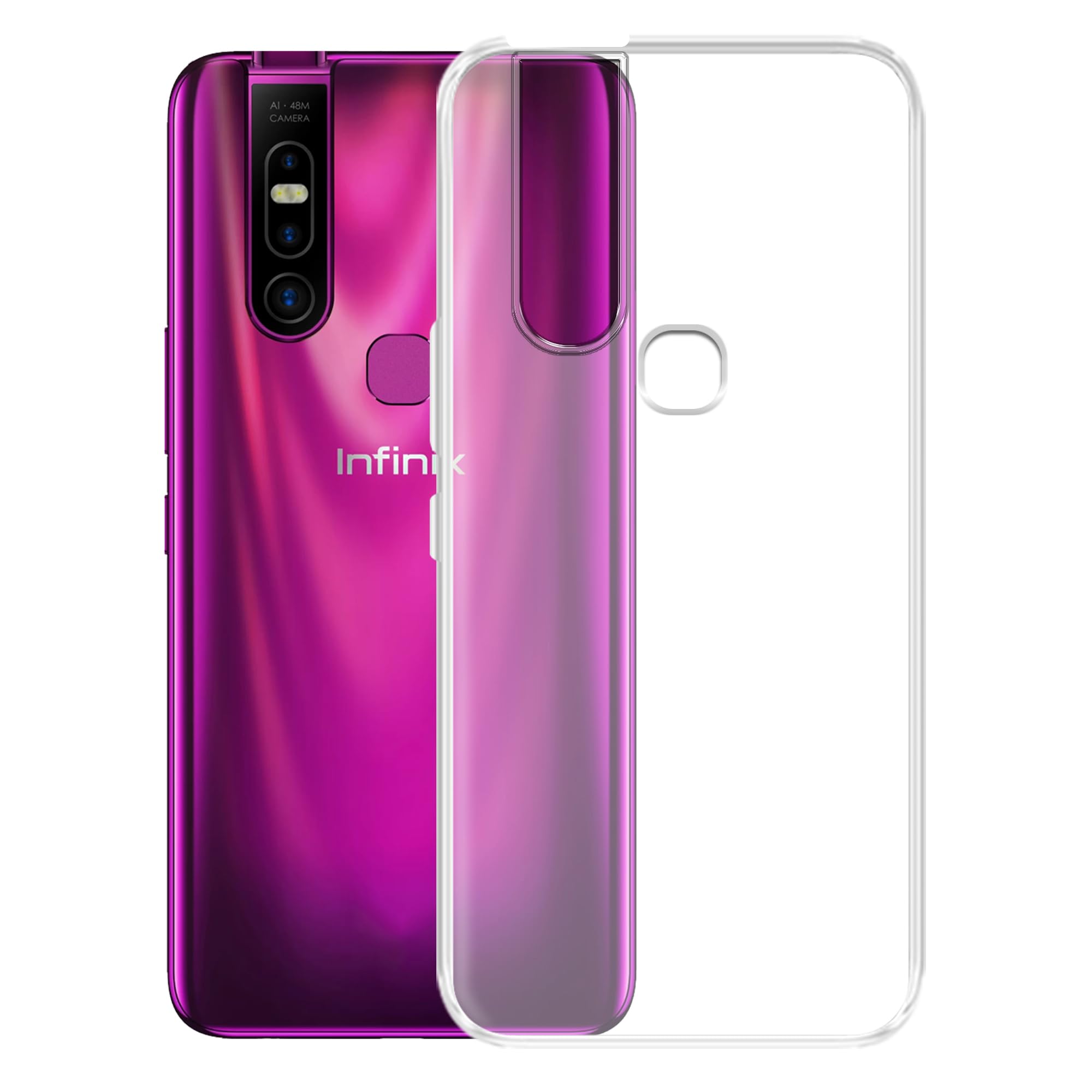 Zapcase Back Case Cover for Infinix S5 Pro | Compatible for Infinix S5 Pro Back Case Cover | 360 Degree Protection | Soft and Flexible (TPU | Transparent) (B0D1MSXGRQ) Amazon Price History, Amazon Price Tracker