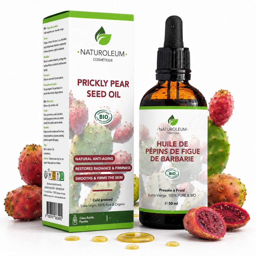 BEST LEPSZY OLEJK PRZECIWSTRZEŻOWY - 100% organiczny olej z figi z brązu, czysty i naturalny, tłoczony na zimno, wyjątkowo zy - Odżywcza pielęgnacja skóry, twarzy, włosów. Wegańskie (Figa 50ml)