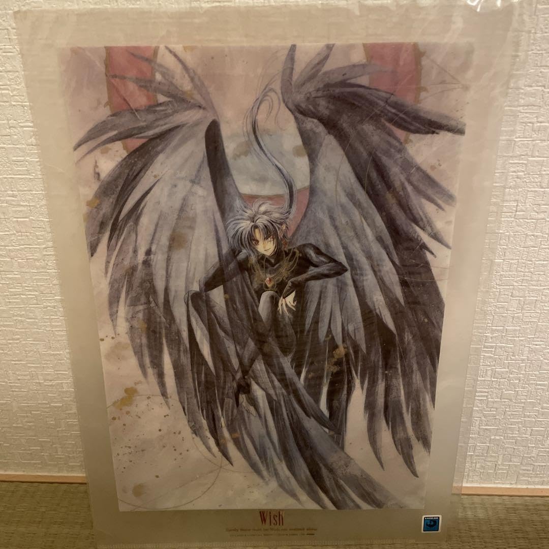 CLAMP『X　(エックス)下敷き・リングノート・クリアファイル・パンフレット』 Amazon.co.jp: CLAMP Wish クリアファイル リングノート 下敷き2枚