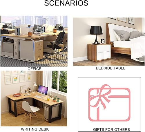Vista 6 de Reloj despertador pequeño con diamantes de imitación, 5 pulgadas de altura, llamada matutina para dormitorio, escritorio, decoración para el hogar