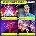 GloFX Blue Mirror Diffraction Glasses | Pilot Metal Frame with 3D Prism Effect