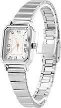SALTY White Dial Retro Square Watch for Women & Girls | Adjustable Fancy Design | Latest Fashion Accessories for Girls | Minimal Watch | Stylish Women's Wrist Watch | Ideal for Gifting