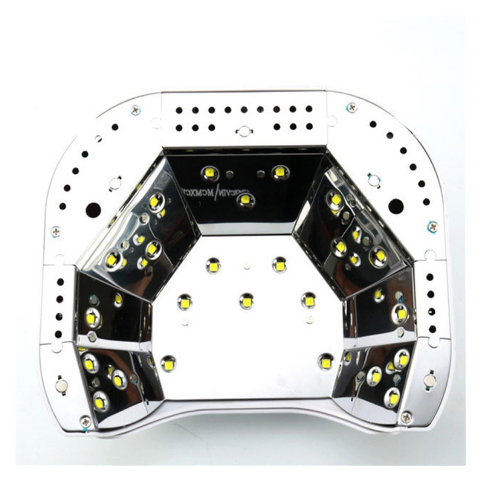 Lampa UV do paznokci, Lampa LED UV do paznokci podwójny układ scalony UV + lampa LED 48W szybko utwardzająca się suszarka do paznokci cyfrowy czujnik rozrządu ręczny lakier utwardzający maszyna do Man