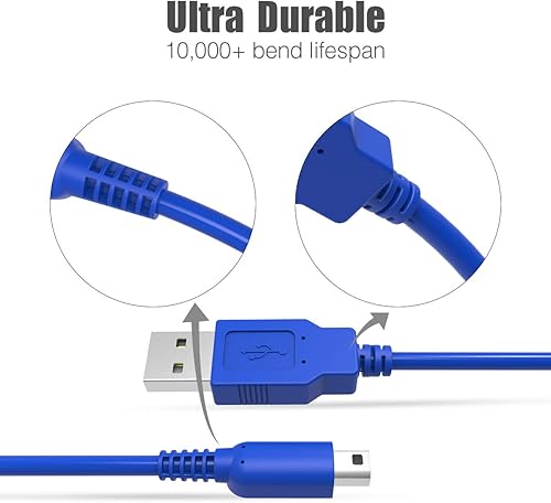 Miniatura 3 de 6amLifestyle 2 Pack 5FT USB Charger Cable for 3DS Power Charging Lead for New 3DS XLNew 3DS 3DS XL 3DS New 2DS XLNew 2DS 2DS XL 2DS DSiDSi XL