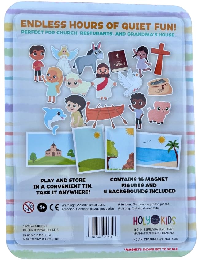 Holy Kids Jesus and Friends - Faith Based Magnet Set is an Interactive and Entertaining Magnetic Play Set Intended to Foster Spiritual Engagement for Children in a Quiet and Relaxed Manner. - Image 7