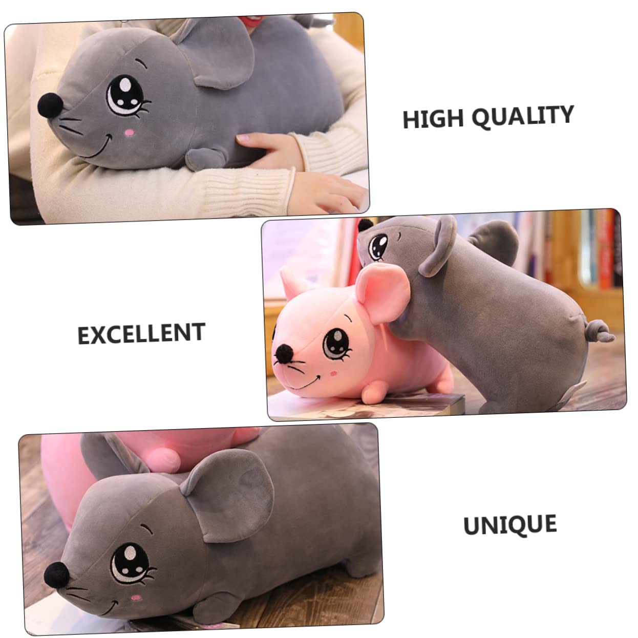 Amazon.co.jp: EXCEART 2 ネズミ ぬいぐるみ スティッチ ぬいぐるみ