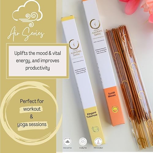 Miniatura 8 de Agarbatti Sabki Varillas de incienso de alta calidad, paquete de 6-120 varillas, sin carbón, meditación, chakras, reiki, yoga, relajación, curación