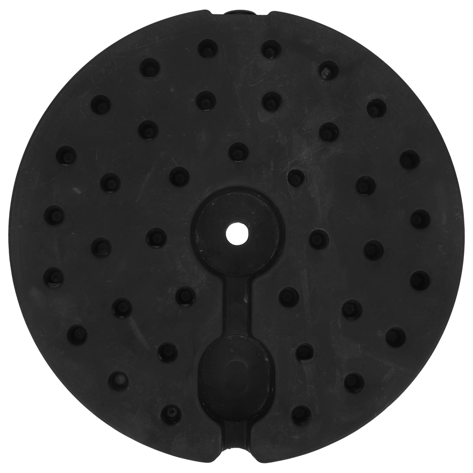 EXCEART Contrapeso para Base de Lámpara de Pie de Plástico Negro 270 Mm Diámetro Superficie Lisa para Soporte de Piezas Liviano en Lámparas DIY
