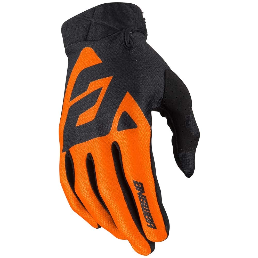 Answer Racing AR3 Voyd Mens MX Motorcycle Gloves Black Orange Off-Road ATV UTV BMX MTB Riding Gloves Size
