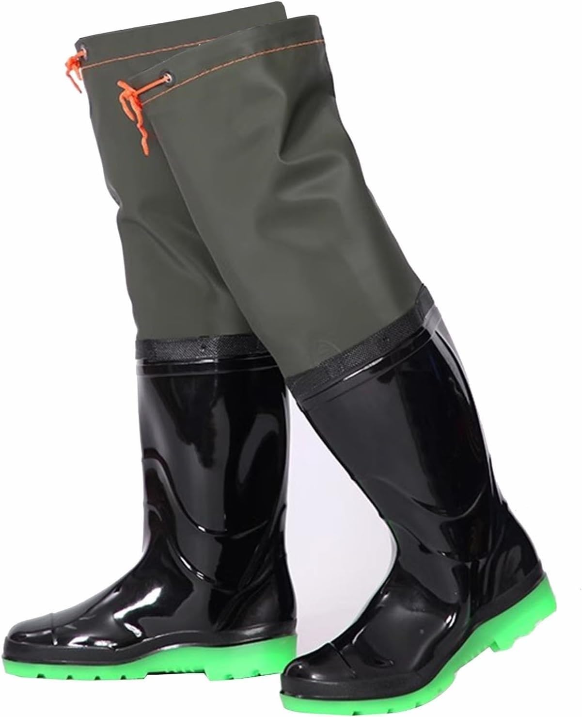 Wodery wędkarskie z PVC, wodoodporne i odporne na zużycie, buty wędkarskie i myśliwskie(7)