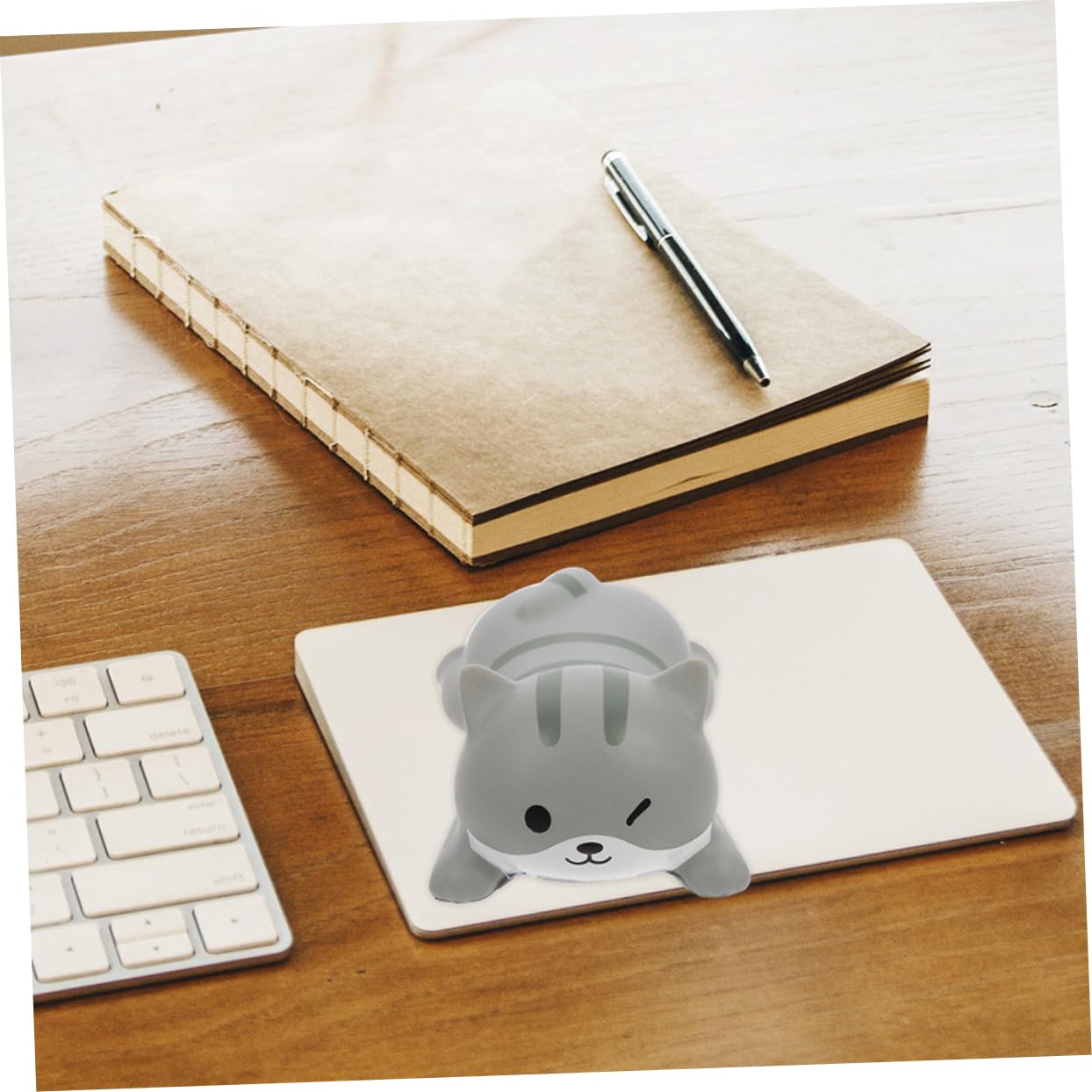 DOITOOL 4 Sätze Computer Handgelenkstütze Niedliches Katzen Design Rutschfester Pu Handballenauflage Für Büro Und Ergonomisches Mauspad Für Maximalen Komfort Und Unterstützung 2 Stücke * 4