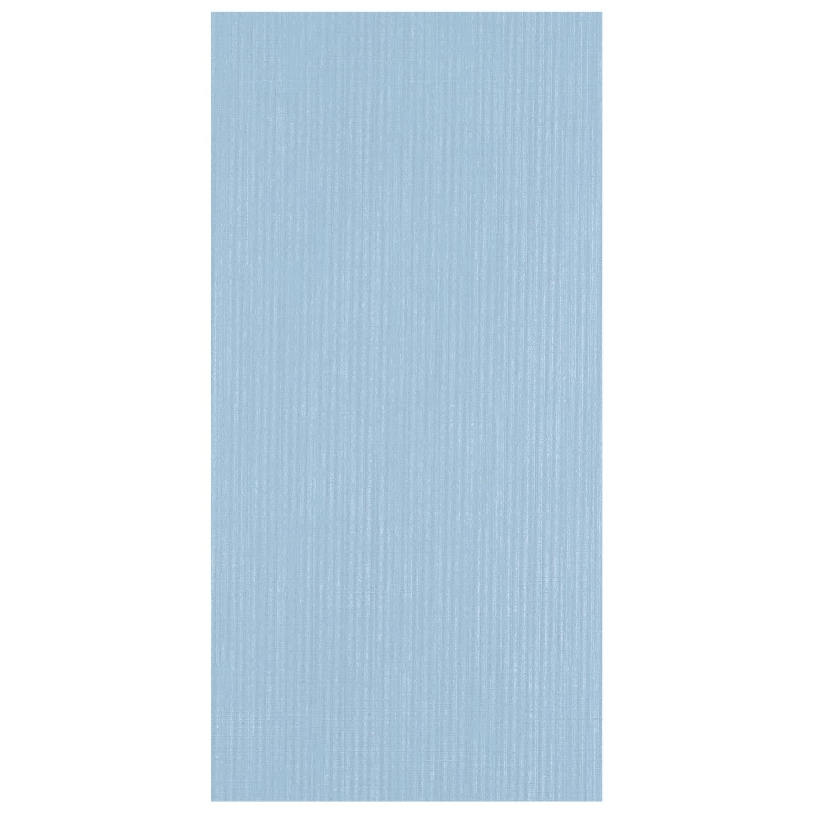 Florence Linen Cardstock 10.6 x 5.3 Inches Blue (Water) - 10 Sheets of 250 GSM Coloured Paper - Card Making Supplies for Scrapbooking and Other Crafts
