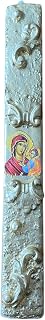 Orthodox Easter Candle, Pasha Lambatha, Palm Sunday Candle,Greek Easter Candles,πασχαλινές λαμπάδες, Taper, Church, Religious,Aromatic, Home Decor, Lamdada, Holy Mother Icon
