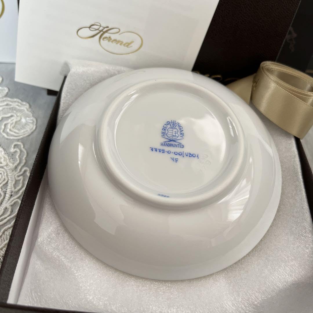 新品］Herendヴィクトリアブーケ豆皿2枚ヘレンドジャパン本店限定品