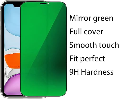 Miniatura 7 de BWEDXEZ 2 protectores de pantalla antiespía de vidrio templado anti-azul para privacidad compatible con iPhone 11  iPhone XR 61 pulgadas galvanizado