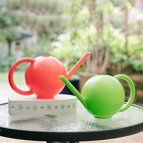 Miniatura 2 de Regadera para plantas de interior de 1.5 L, redonda con aspersor pequeño, hervidor de agua, hervidor de flores para el hogar, pequeña jardinería,