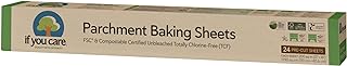 If You Care Parchment Paper Baking Sheets – 12 Pack of 24-Count Precut L...