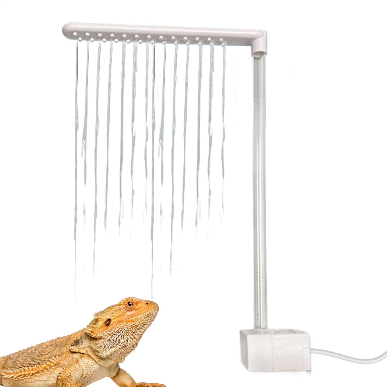 Bearded Dragon Bath Set,Water Pump Shower Head Bearded Dragon Accessories | Suction Cups, 360 Rotation Showerhead Electric for Pool, Bathtub, Fish Tanks
