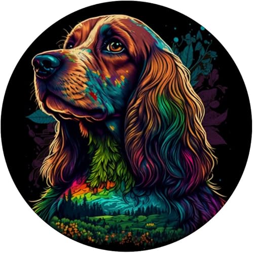 Miniatura 3 de Lindo Cocker Spaniel Dog on Cocker Spaniel Lover PopSockets PopGrip intercambiable