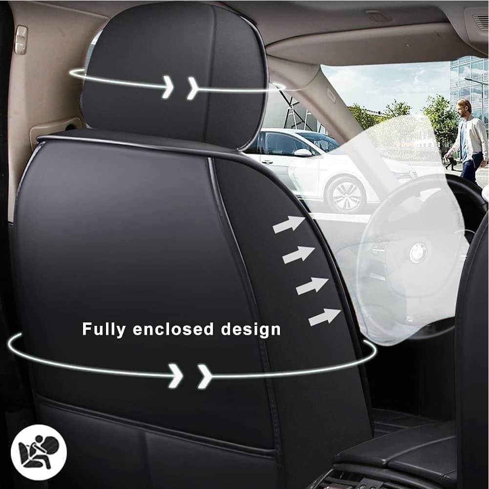 Per I&NFINITI M35 Set di Sedile Auto Set Set Completo Set Full PU Protezioni Sedile Posteriore in Pelle PU Cuscini Imbottiti Poggiatesta Impermeabile Traspirante