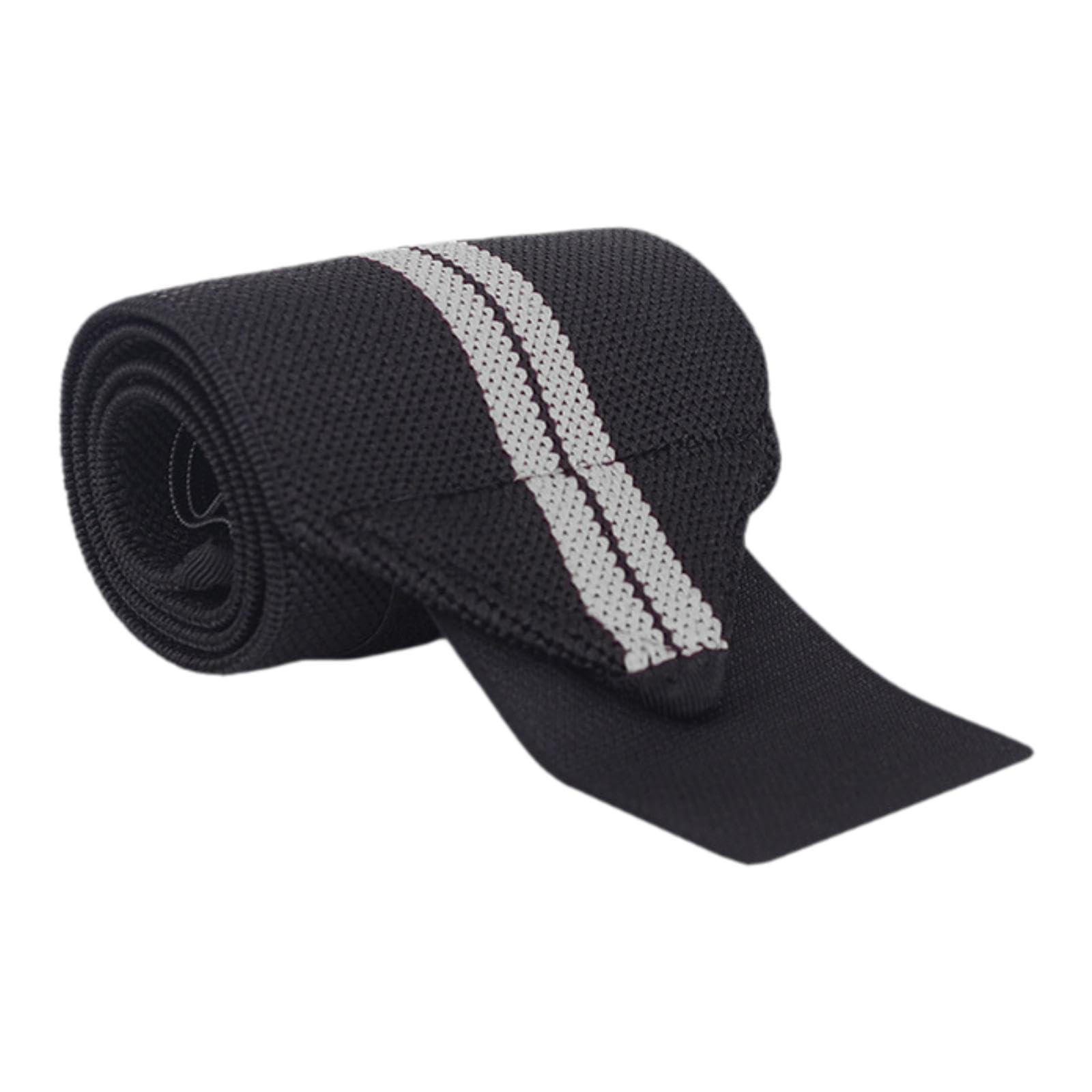 Fitness Wrist Strap Wristband Adjustable for Gym Sport Versatile Accessories Gray Stripes-image-49