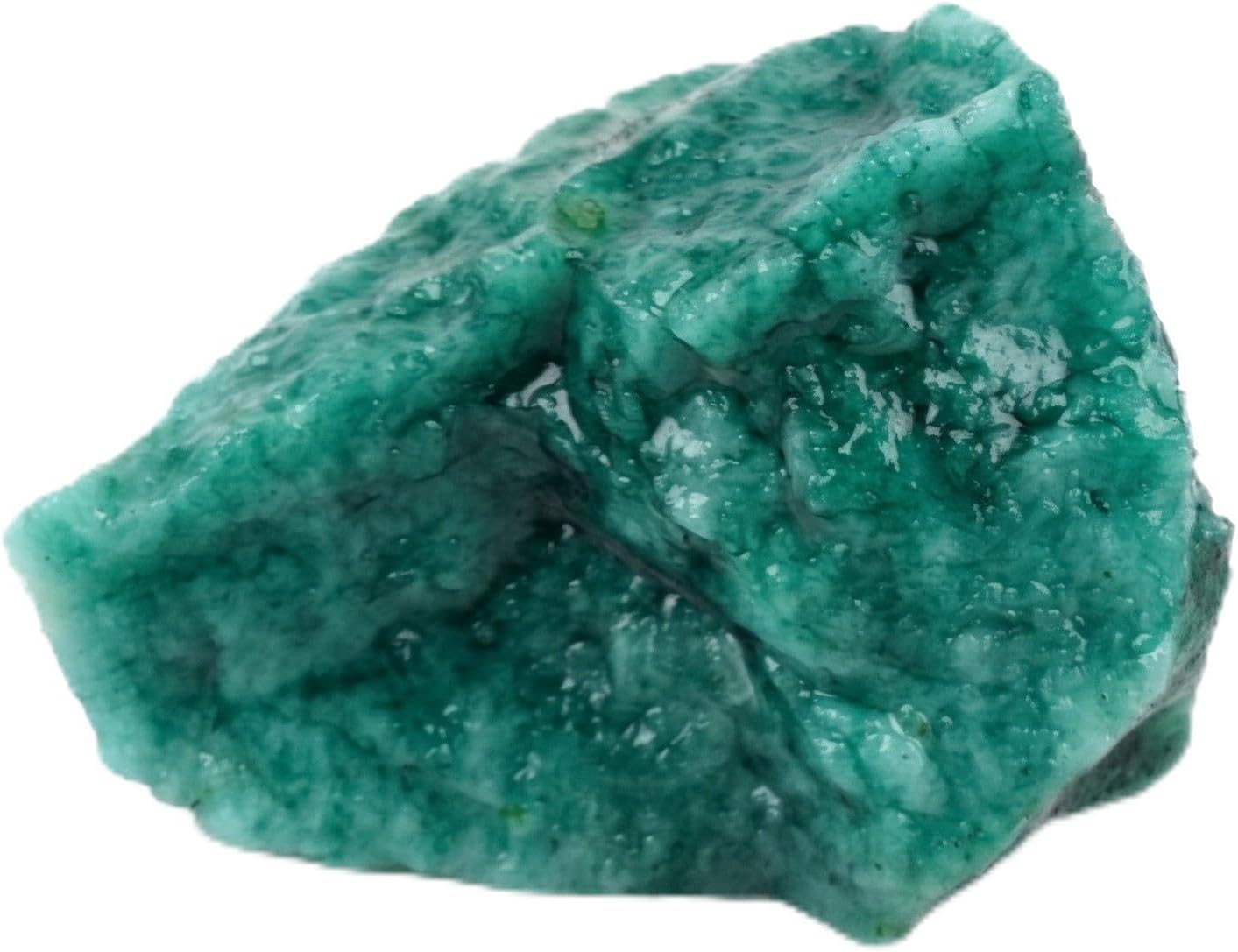 Untreated Raw Rough Emerald Green Gemstones for Jewelry Making 47.50 Ct. Certified Crystals and Healing Stones