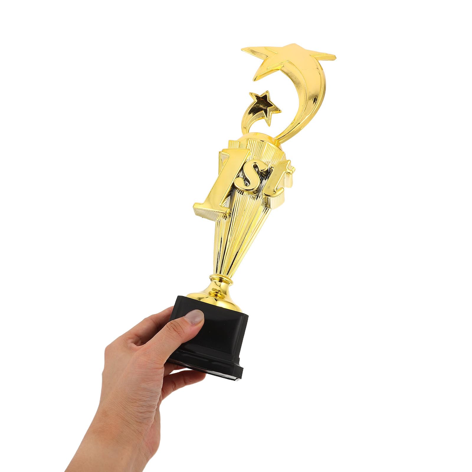 DOITOOL 3 Stück Trophäen mit Vielseitigen Auszeichnungen und Auffälligem Design DREI Stück aus Kunststoff in Gold für Sportveranstaltungen für Sportbegeisterte