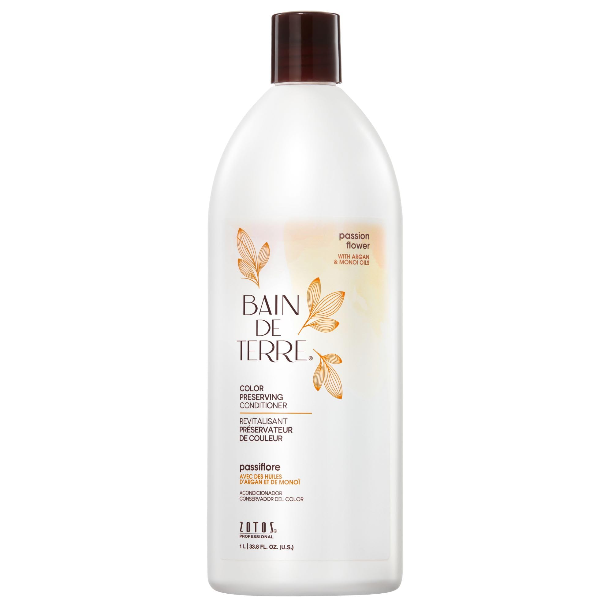 Bain de Terre Passion Flower Color Preserving Conditioner for Unisex 33.8 oz Conditioner, Multicolour