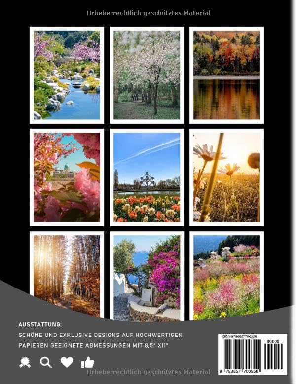 Miniatura 2 de VIER JAHRESZEITEN Fotobuch Wetter in Seasonal von Fotografie für Liebhaber Dekor als Geschenke Mit über 40 Seiten hochwertigen Bildern zur