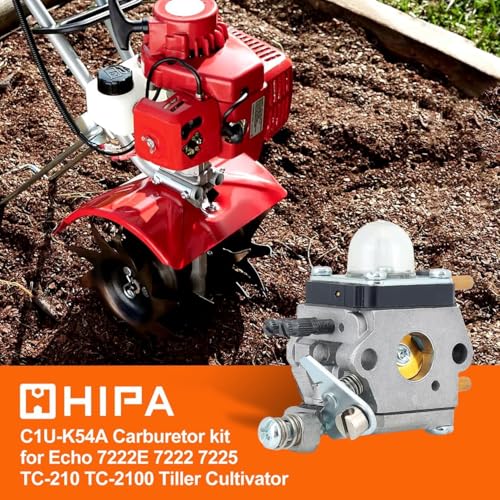 image for Hipa C1U-K54A Carburetor for Mantis Tiller 7225 7222M 7222 7222E 7230 