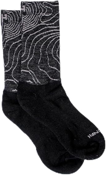 Handup FootDown Wool Cycling Socks - Lightweight 62% Merino Wool, 30% Nylon, 8% Spandex Blend - Made in the USA