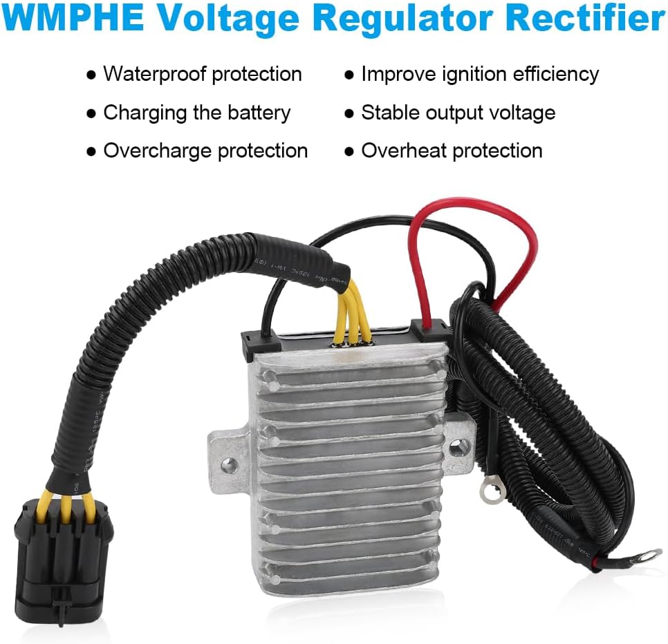 WMPHE Voltage Regulator Rectifier Compatible with Can-Am Defender HD10 2021 2022 2023, Compatible with Can-Am Maverick X3 2021 2022 2023, Replacement for 710006824