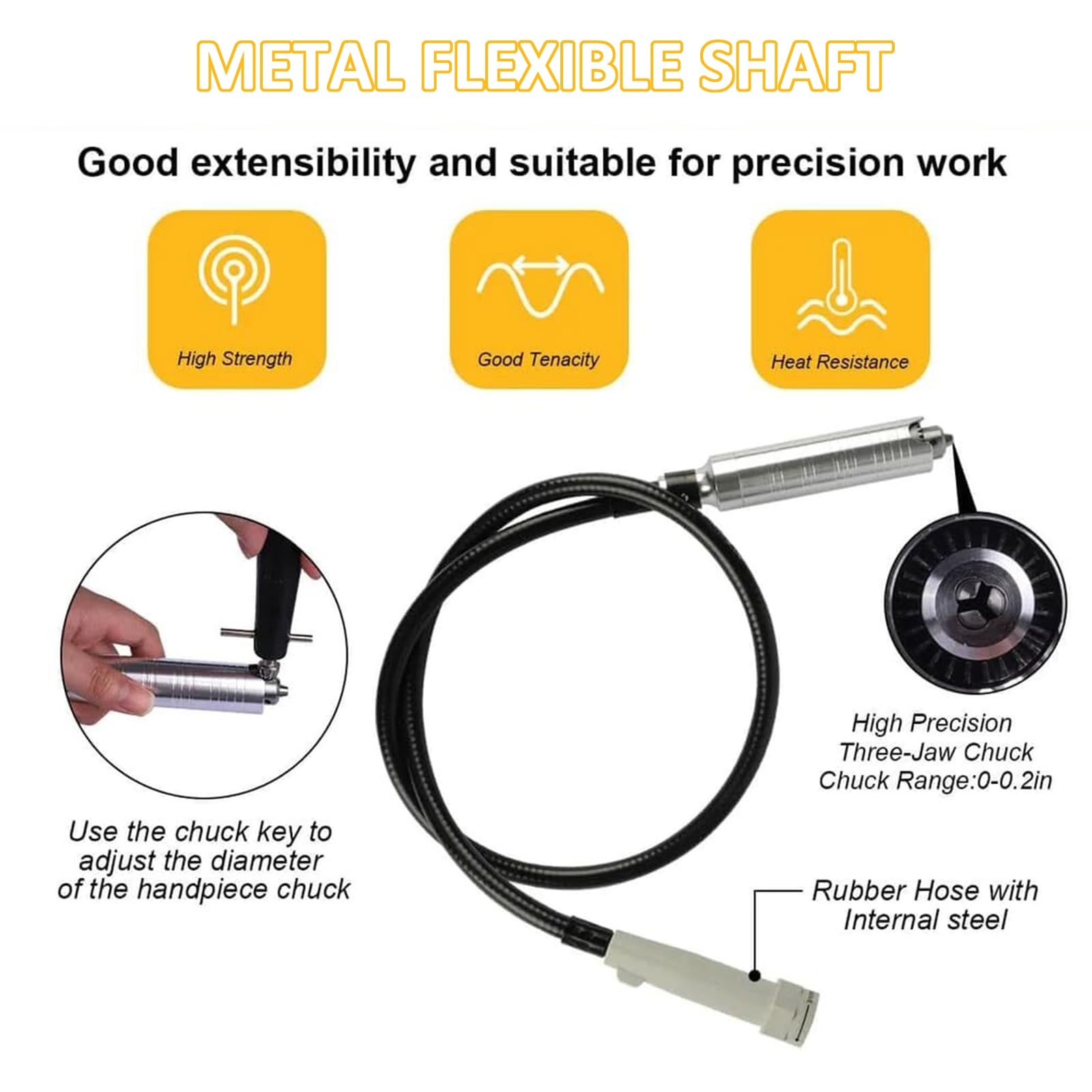 Amoladora de eje flexible, herramienta giratoria colgante de 26000 RPM con control de velocidad de pedal para grabar, pulir, taladrar y lijar