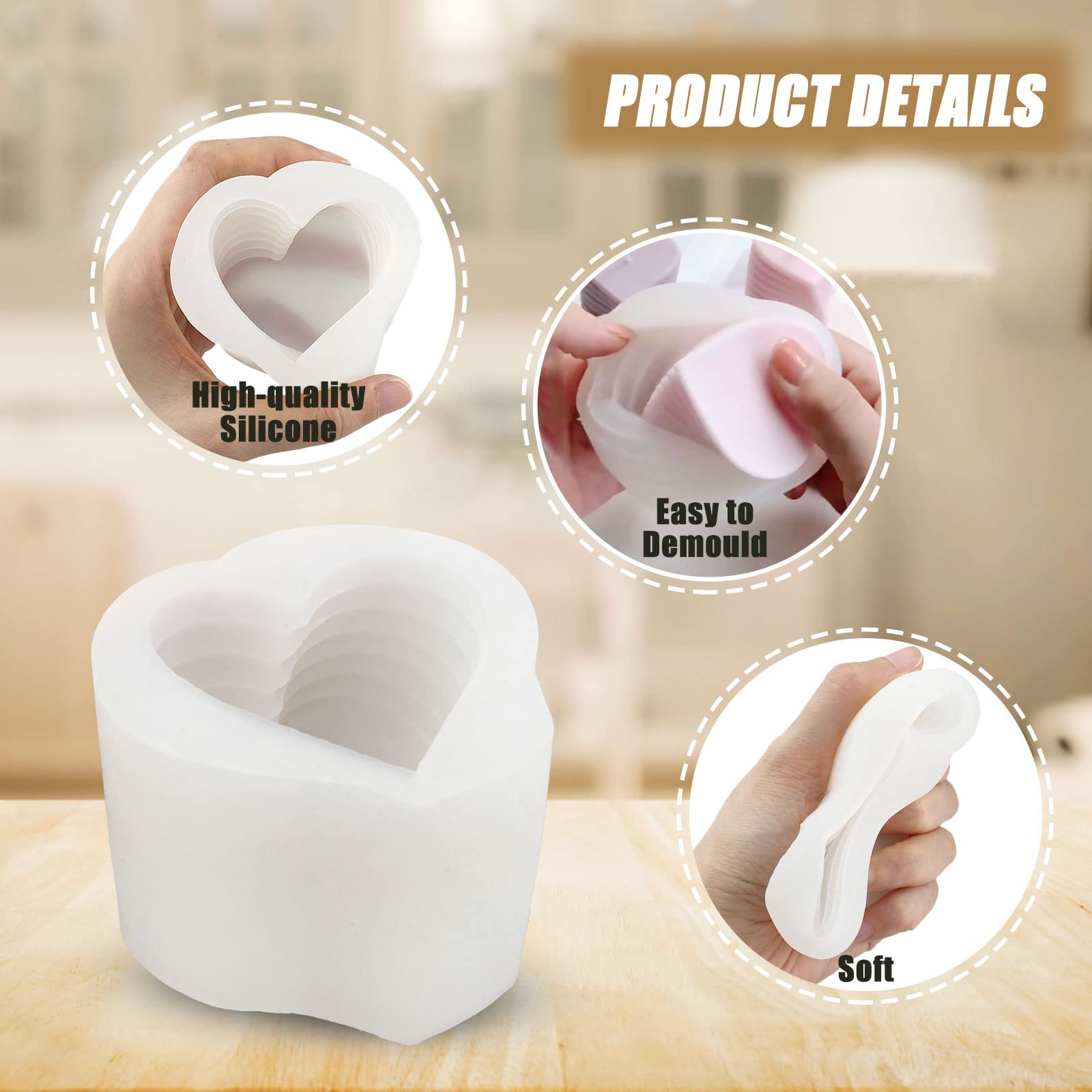 Kit per realizzare candele profuate fai da te, set di candele fai da te con profuo di cera d
