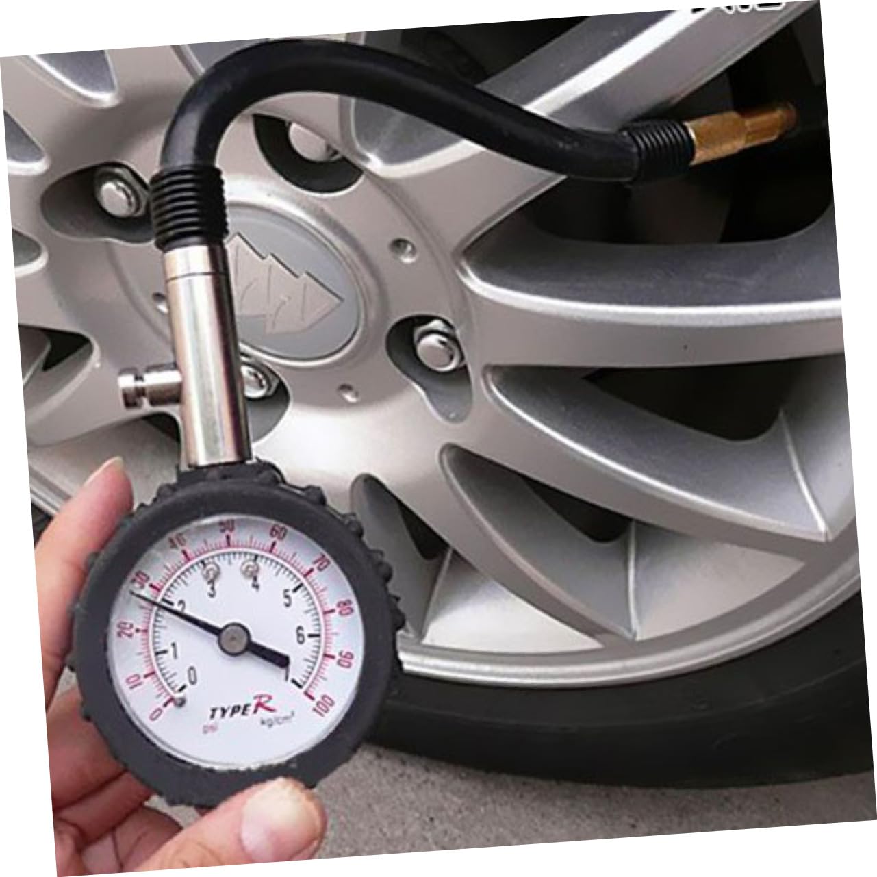 GLEAVI 3pezzi Misuratore Di Pressione Pneumatici Digitale Per Auto e Manometro Preciso Con Display Lcd Retroilluminato Adatto Per Veicoli Leggeri e Pesanti Psi Design Ergonomico e