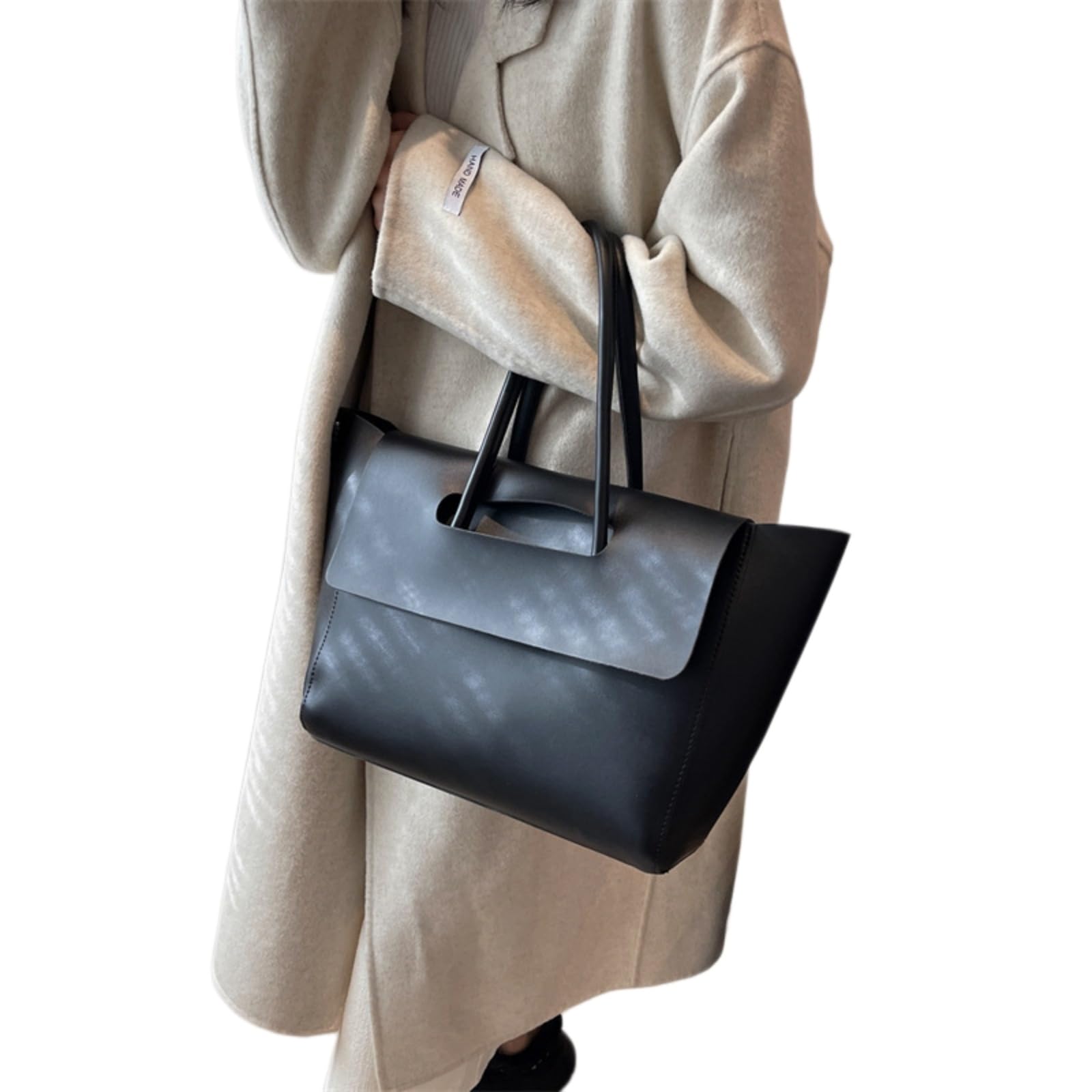 Beauty Case Tote Retro in Stile Coreano, Borsa A Spalla per Pendolari di Grande capacità