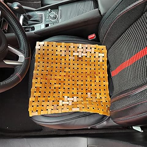 HJJKKH Car Seat Mat, Summer Office Chair Seat Cushion, Cooling Breathable Car Seat Cover Cushion for Vehicle Supplies Home Sofa Pads Rayon Derived from Bamboo Cover