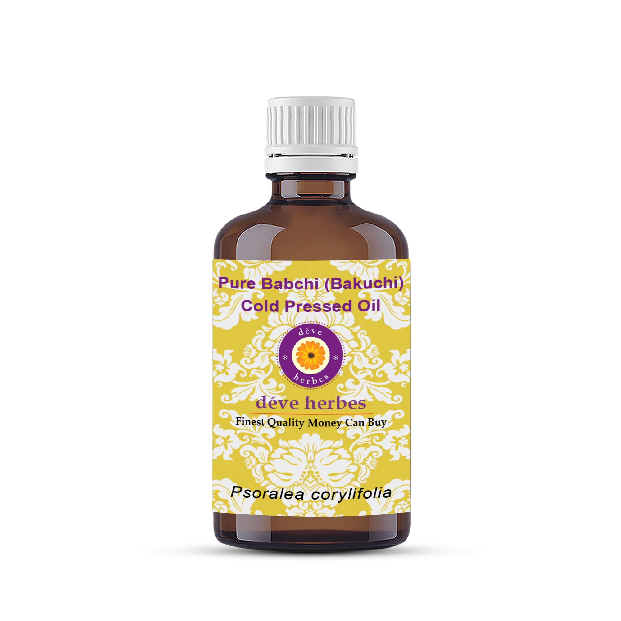 Deve Herbes Reines Babchi (Bakuchi) Öl (Psoralea corylifolia) Natürliche Therapeutische Qualität kaltgepresst 50ml (1.69 oz)