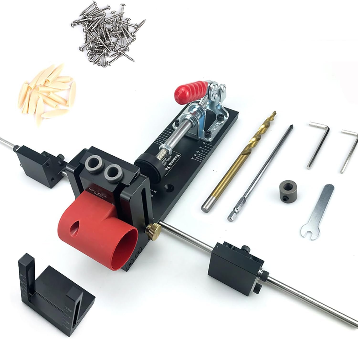 Versatile Pocket Hole Jig Kit, Dust Free Drilling