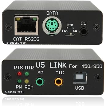 Dpofirs PC Linker Adapter for FT 450D FT 950D DX1200 FT991 U5 LINK Plus - Radio Connector for FT 891/991 FT 818 FT 857D FT 897D