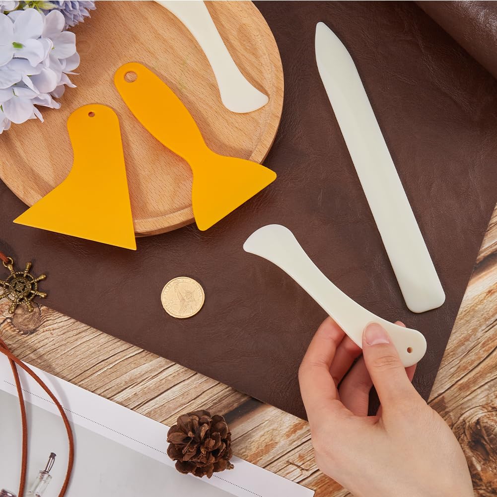 Falzbein Set 20 Stück - Kunststoff Werkzeug Für Papierbasteln & Scrapbooking