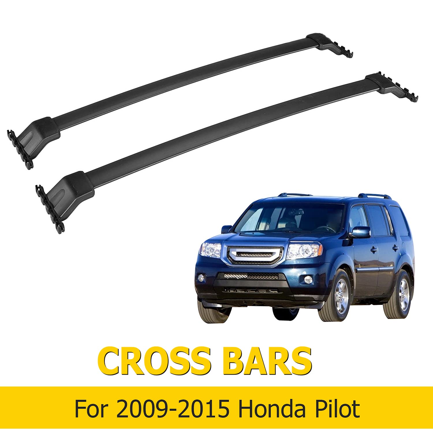 AUXMART Roof Rack Cross Bars Fit for 2009 2010 2011 2012 2013 2014 2015
