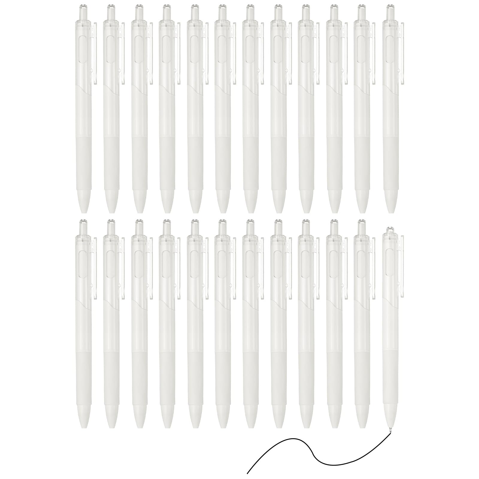 Stylos rétractables PATIKIL mignons 24 pièces pour journalisation et notes