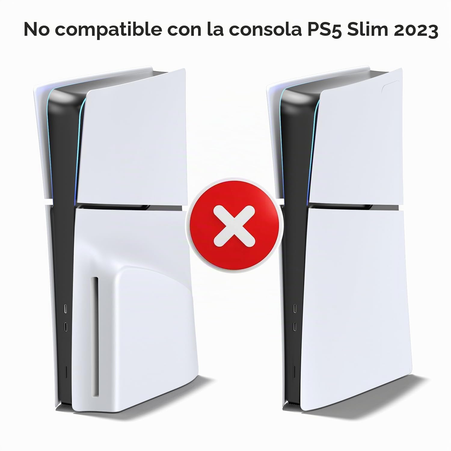 OIVO Soporte Horizontal PS5 con Ventilador de 3 Velocidades, Soporte para PS5 con Base Carga para Mandos PS5 Compatible con Consola Playstation 5