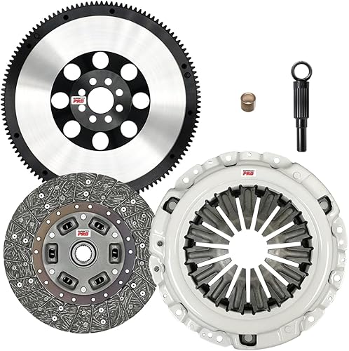 ClutchMax PRO Performance Stage 1 Kit de embrague y volante Chromoly compatible con Infiniti G35 08-13 G37 14-15 Q60 07-08 Nissan 350Z 09-18 370Z