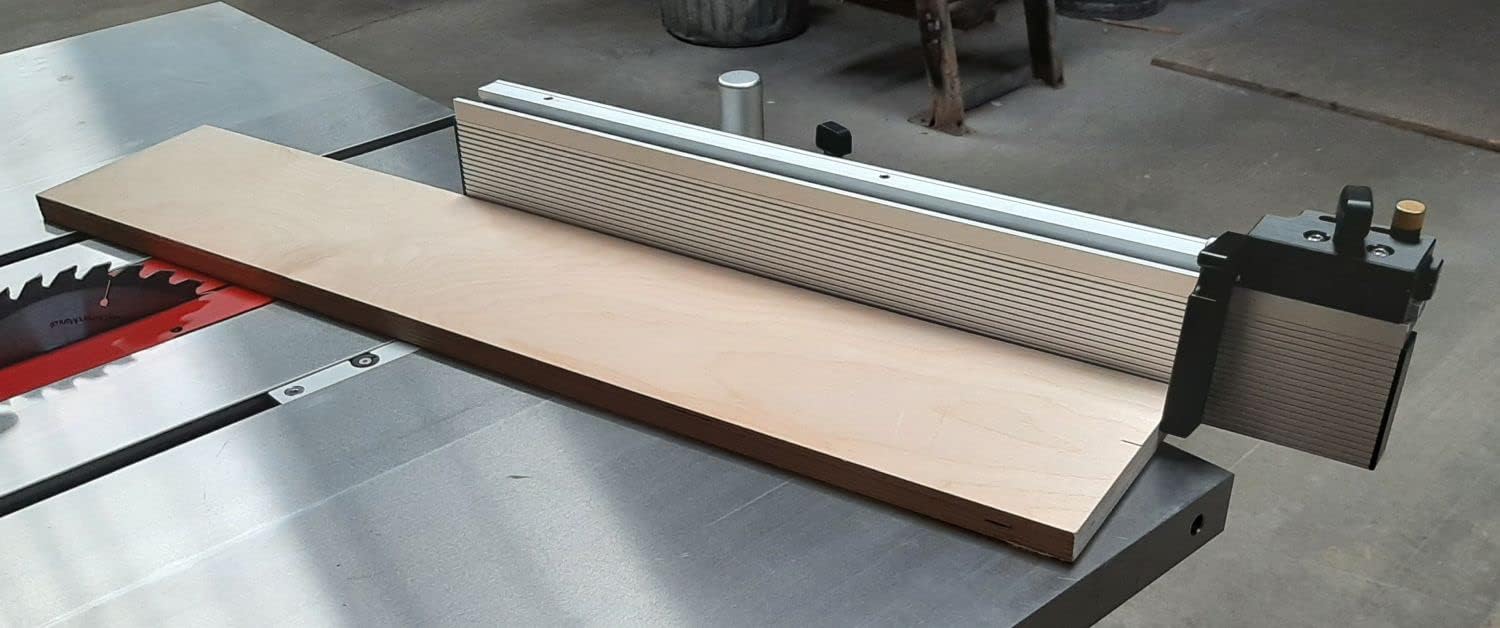 27 Position Precision Miter Gauge With 32 inch (800MM) Fence and Stop for Table Saw Band Saws, Router Tables Sanders